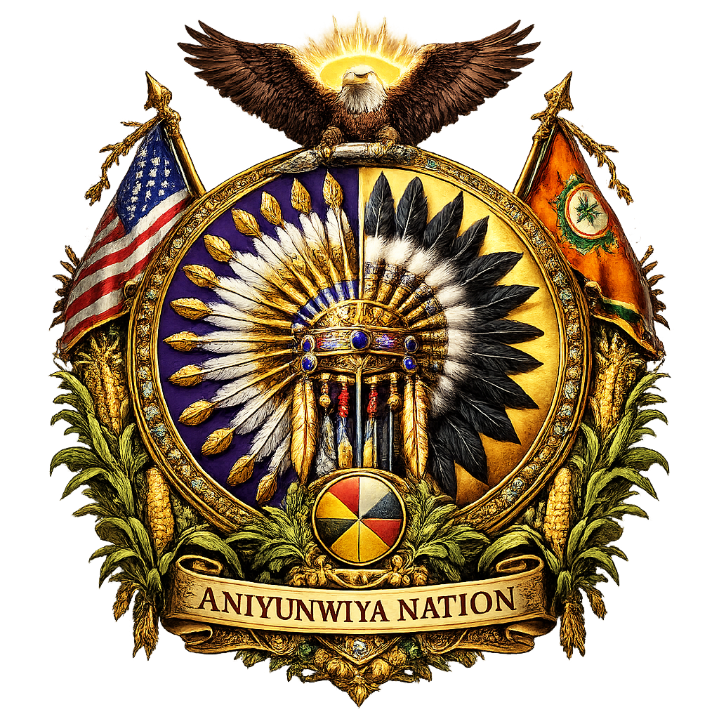 Aniyunwiya Nation Coat of Arms